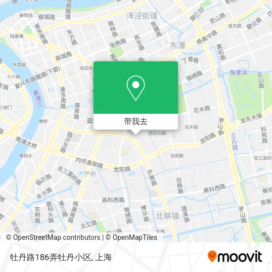 牡丹路186弄牡丹小区地图