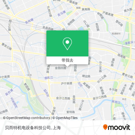 贝而特机电设备科技公司地图