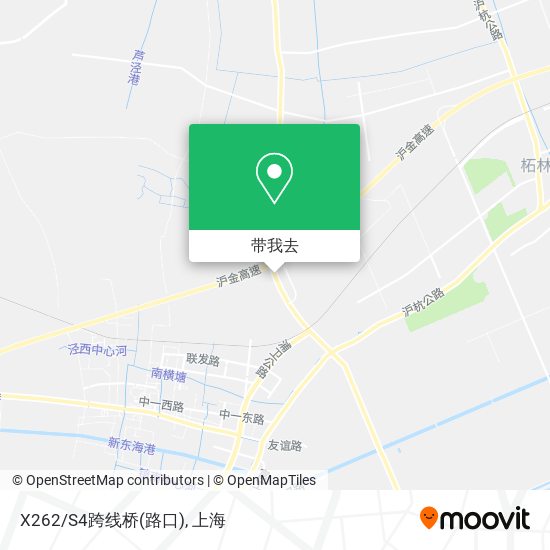 X262/S4跨线桥(路口)地图