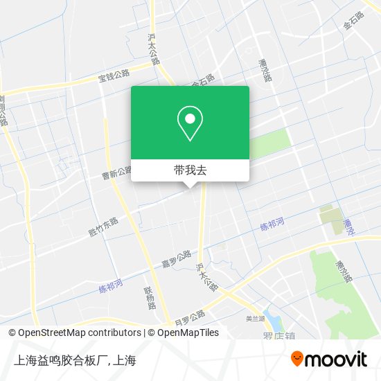 上海益鸣胶合板厂地图
