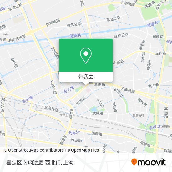 嘉定区南翔法庭-西北门地图