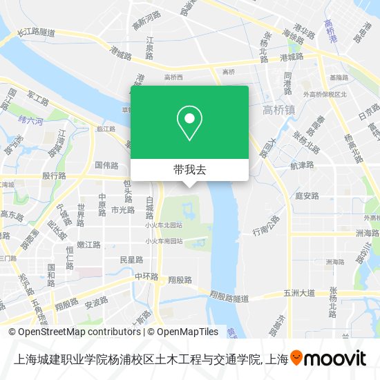 上海城建职业学院杨浦校区土木工程与交通学院地图