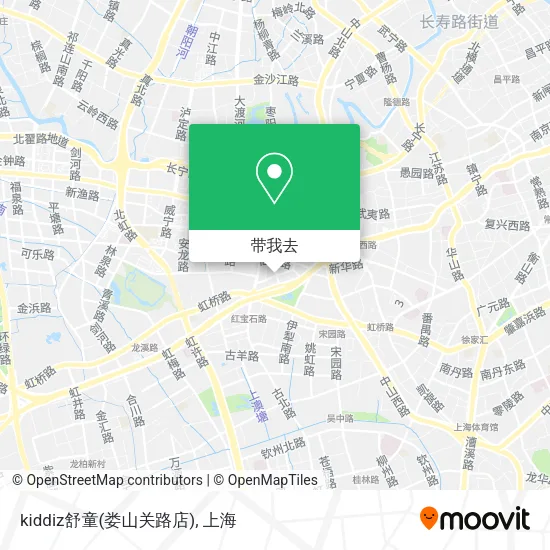 kiddiz舒童(娄山关路店)地图