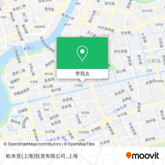 欧米亚(上海)投资有限公司地图