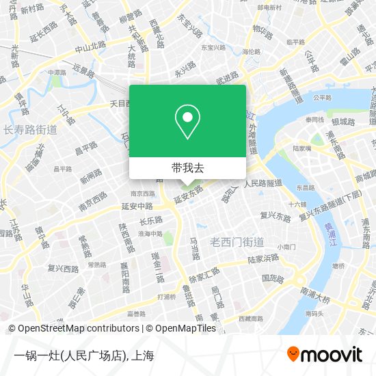 一锅一灶(人民广场店)地图