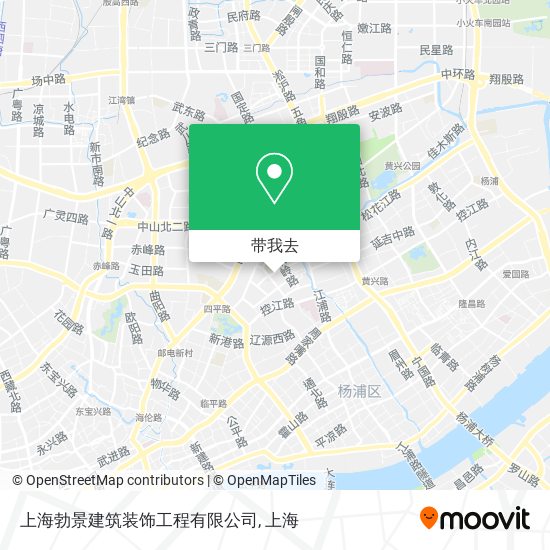 上海勃景建筑装饰工程有限公司地图