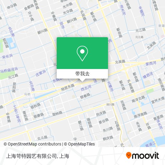 上海苛特园艺有限公司地图