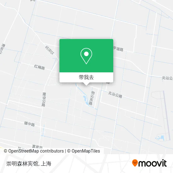 崇明森林宾馆地图