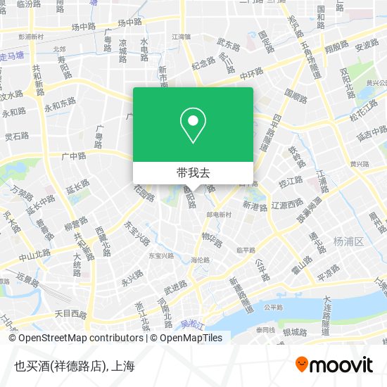 也买酒(祥德路店)地图