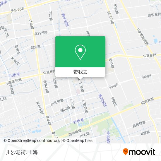 川沙老街地图