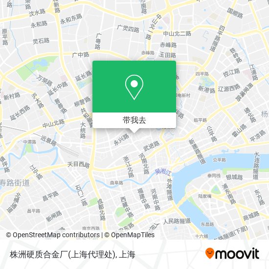 株洲硬质合金厂(上海代理处)地图