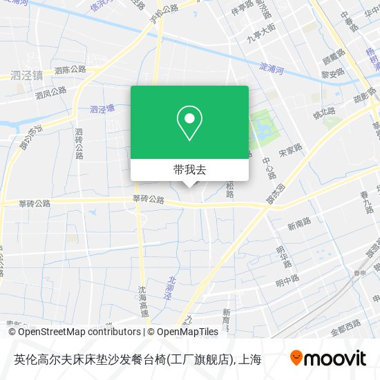 英伦高尔夫床床垫沙发餐台椅(工厂旗舰店)地图