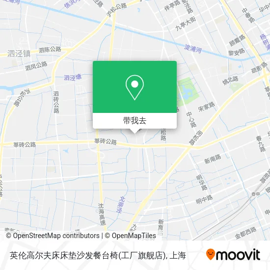 英伦高尔夫床床垫沙发餐台椅(工厂旗舰店)地图