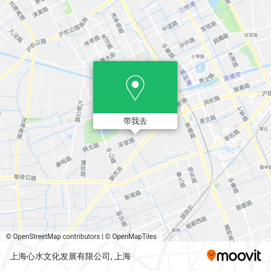 上海心水文化发展有限公司地图
