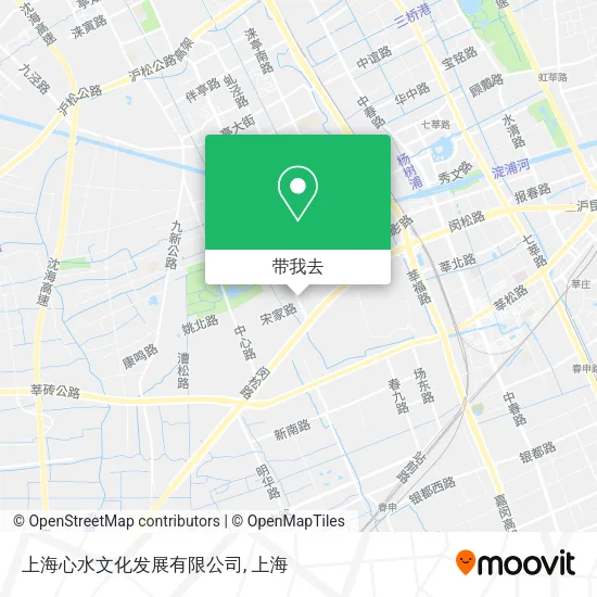 上海心水文化发展有限公司地图