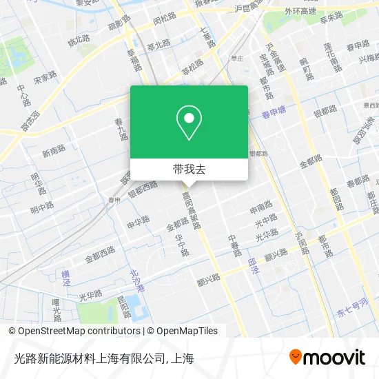 光路新能源材料上海有限公司地图