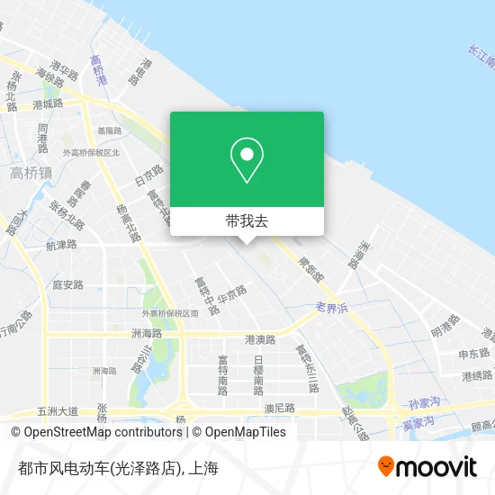 都市风电动车(光泽路店)地图
