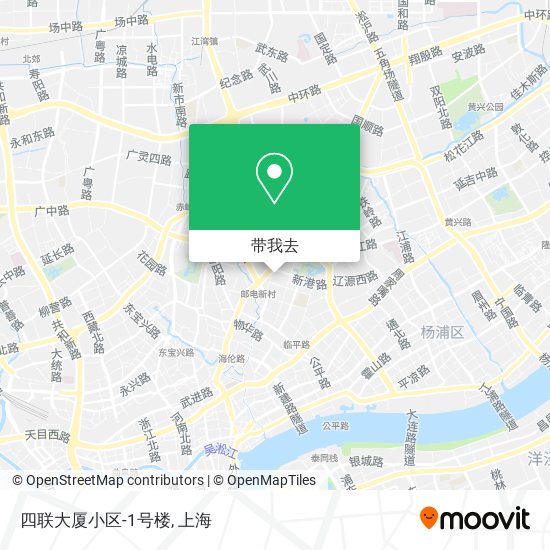 四联大厦小区-1号楼地图