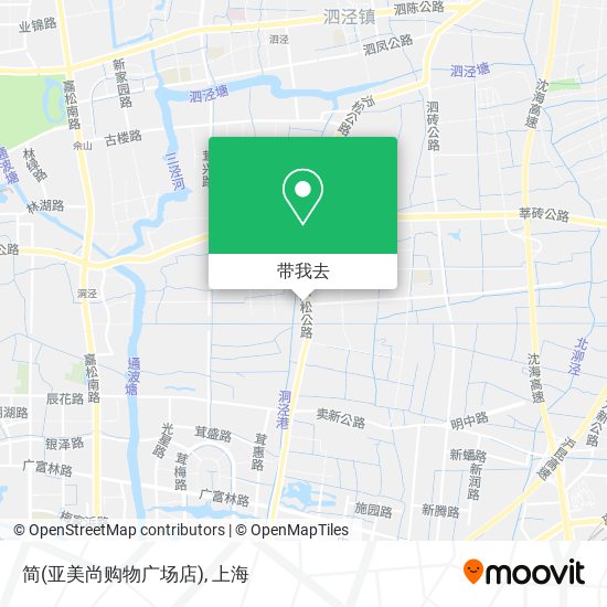 简(亚美尚购物广场店)地图