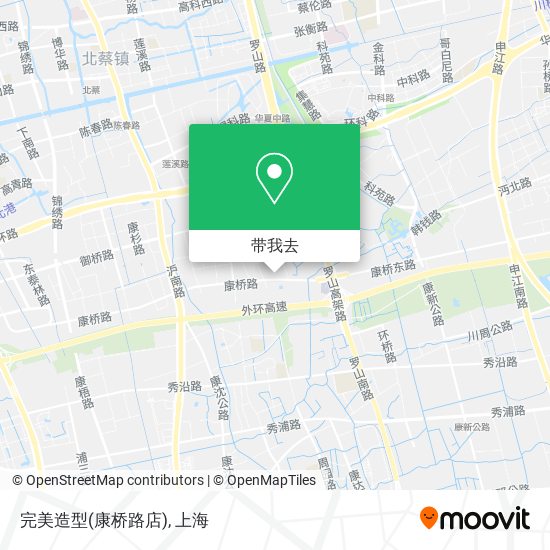 完美造型(康桥路店)地图