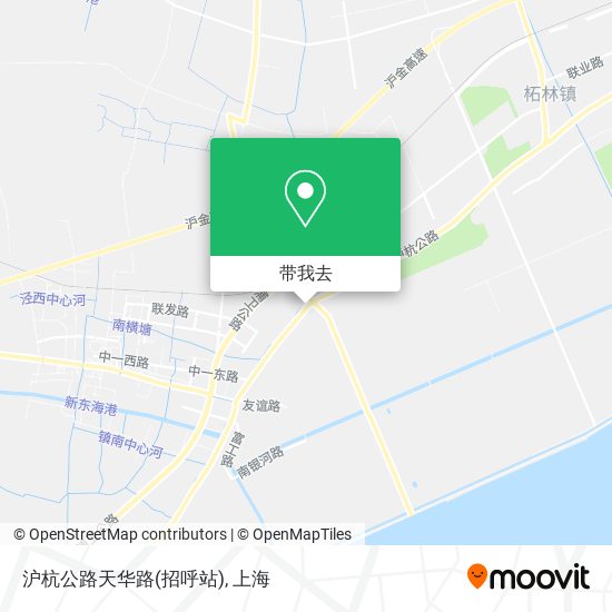 沪杭公路天华路(招呼站)地图