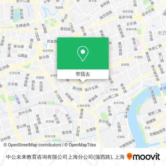 中公未来教育咨询有限公司上海分公司(蒲西路)地图