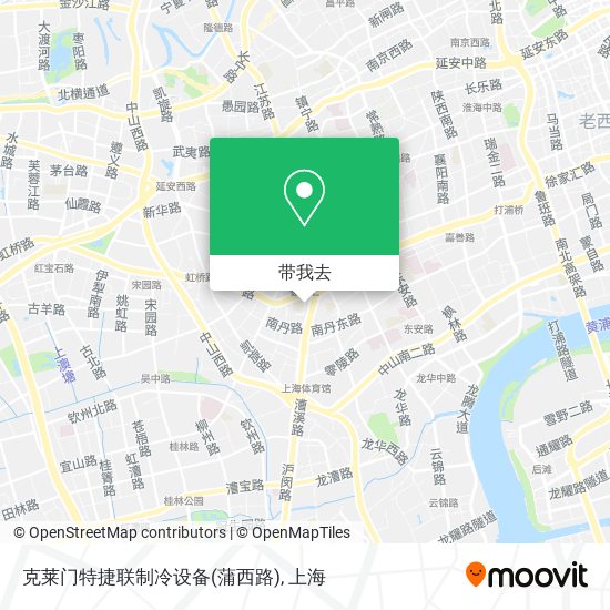 克莱门特捷联制冷设备(蒲西路)地图