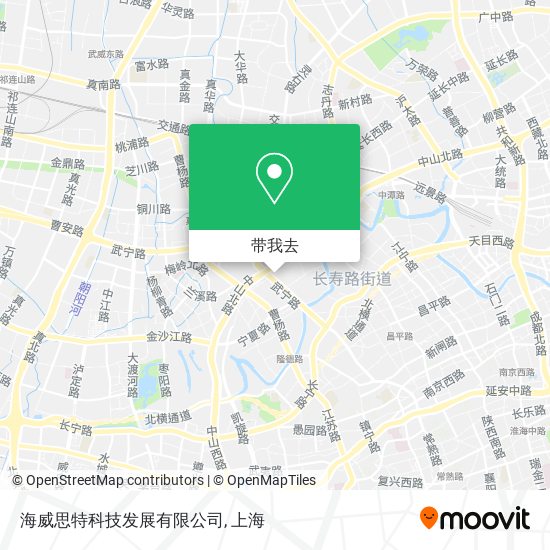 海威思特科技发展有限公司地图