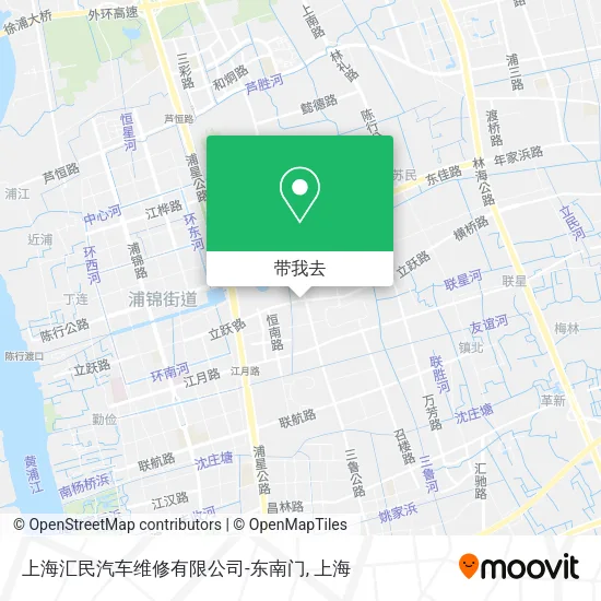上海汇民汽车维修有限公司-东南门地图