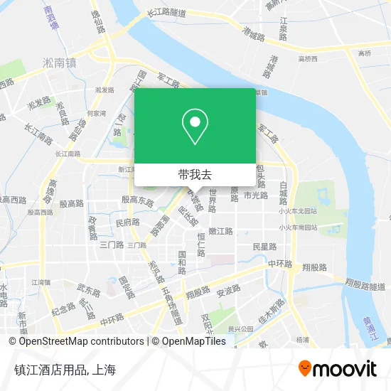 镇江酒店用品地图