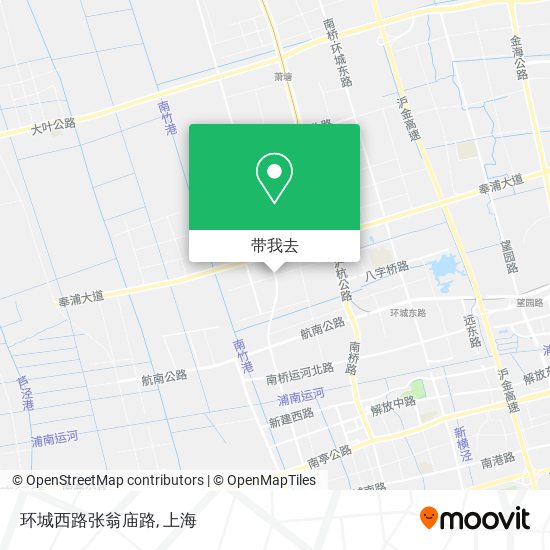 环城西路张翁庙路地图