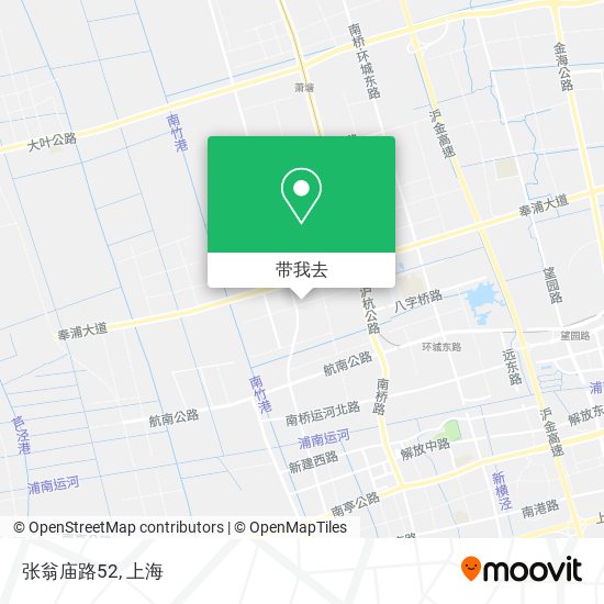 张翁庙路52地图