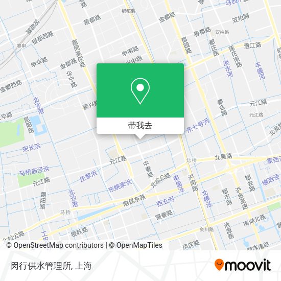 闵行供水管理所地图