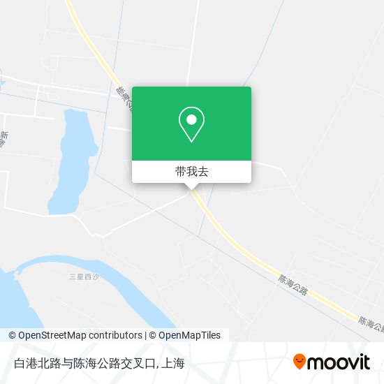 白港北路与陈海公路交叉口地图