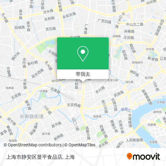 上海市静安区显平食品店地图