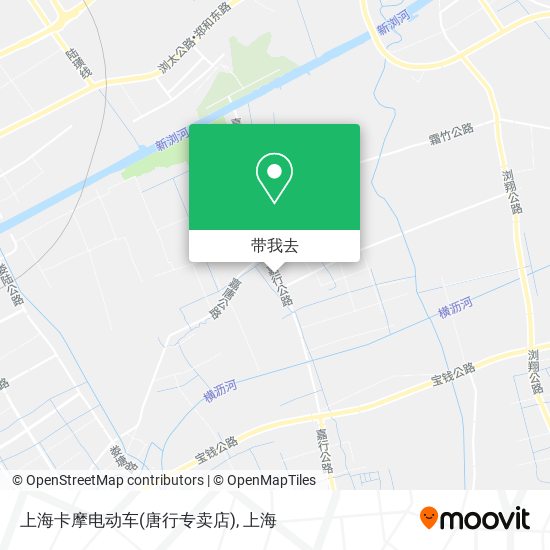 上海卡摩电动车(唐行专卖店)地图