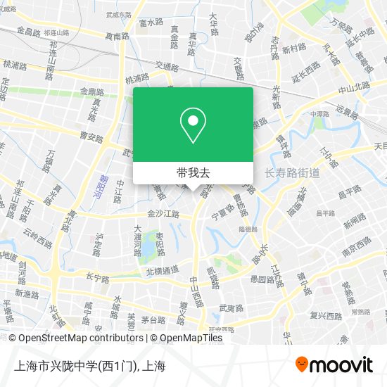 上海市兴陇中学(西1门)地图