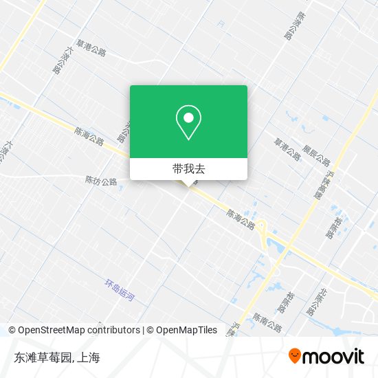 东滩草莓园地图