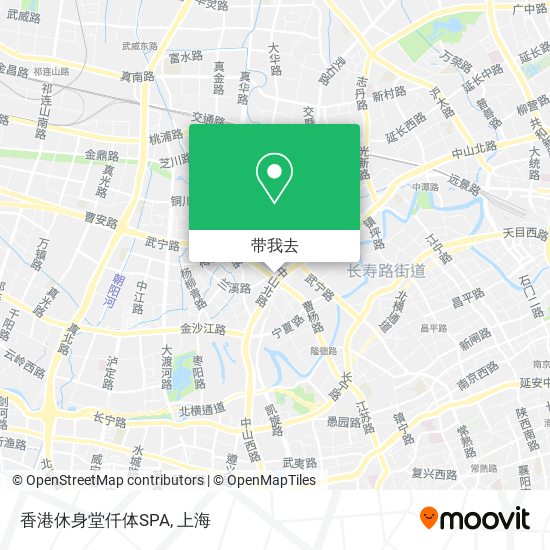香港休身堂仟体SPA地图