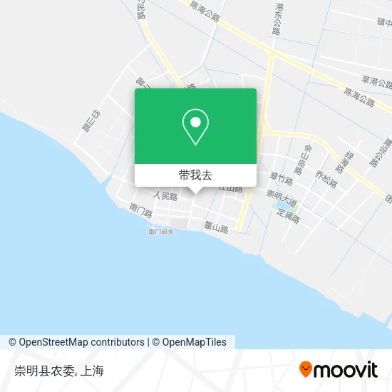 崇明县农委地图
