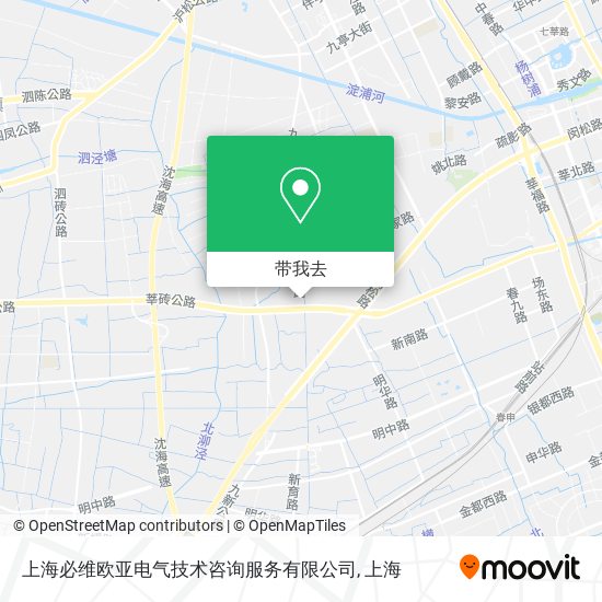 上海必维欧亚电气技术咨询服务有限公司地图