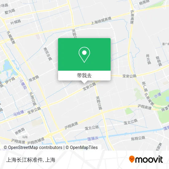 上海长江标准件地图