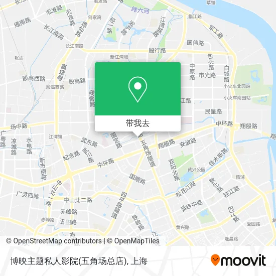 博映主题私人影院(五角场总店)地图