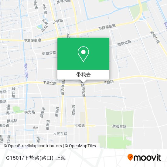 G1501/下盐路(路口)地图