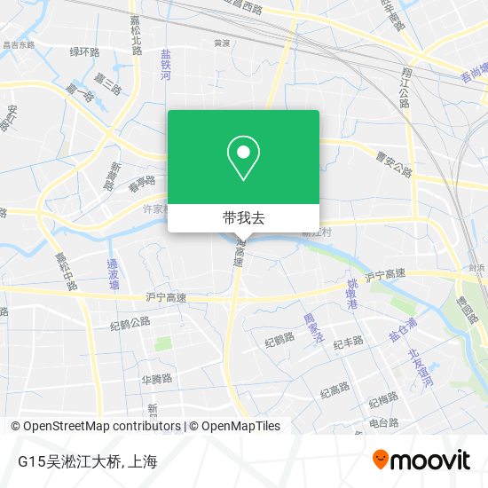 G15吴淞江大桥地图
