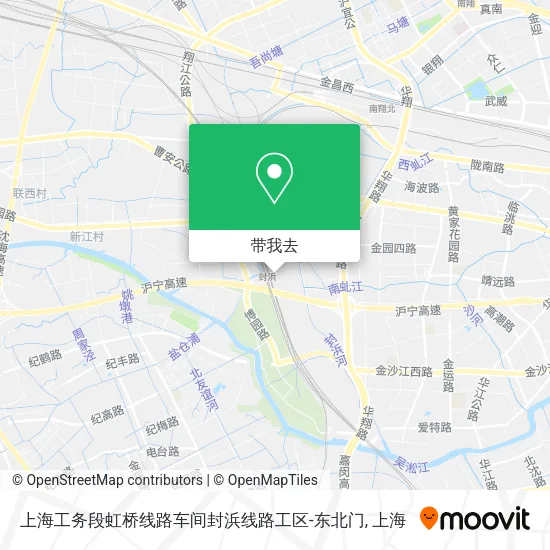 上海工务段虹桥线路车间封浜线路工区-东北门地图