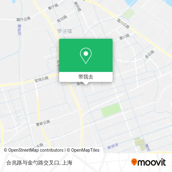 合兆路与金勺路交叉口地图