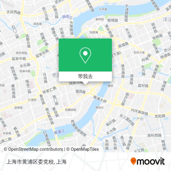 上海市黄浦区委党校地图