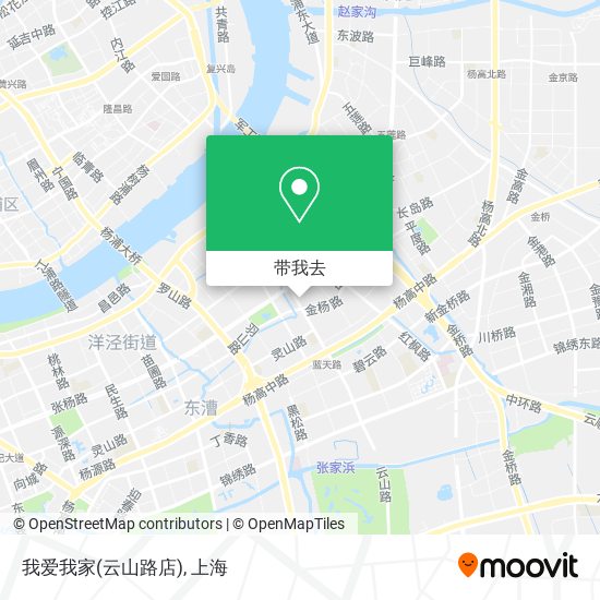 我爱我家(云山路店)地图