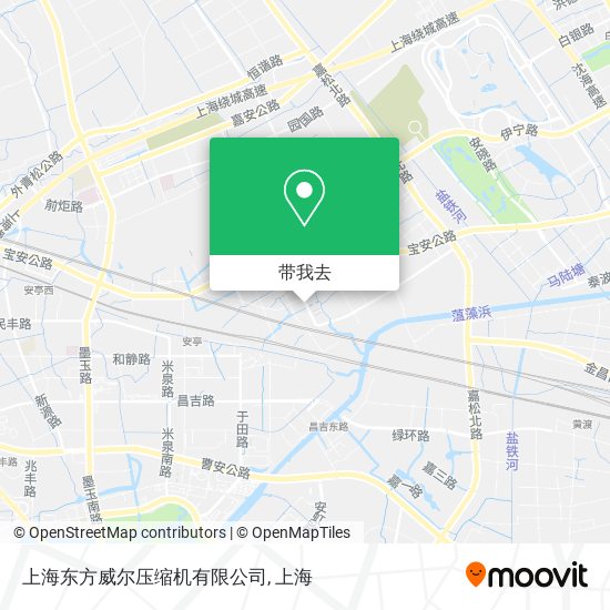 上海东方威尔压缩机有限公司地图